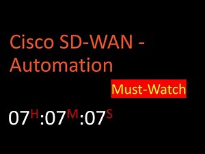 Cisco SD-WAN - Automation 7 Hours Course
