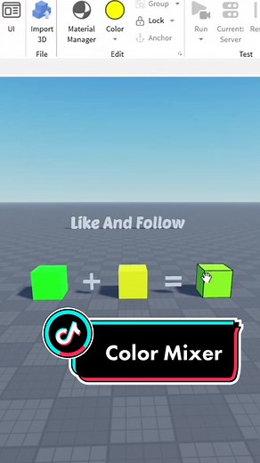Color Mixing Tutorial in Roblox Studio