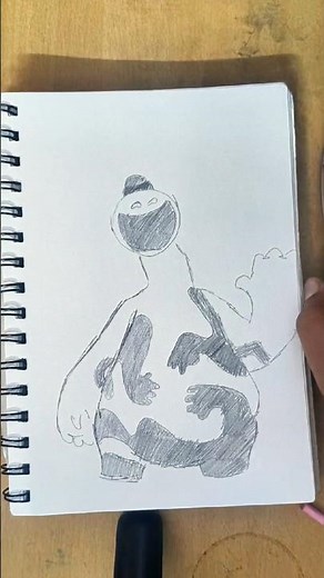How to draw Doey the Doughman from Poppy Playtime! Easy! #art #poppyplaytime #doeythedoughman #draw