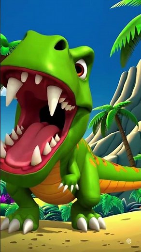 Cute T-Rex Roaring for Fun! 🦕🎉