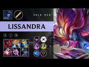 Lissandra Mid vs Talon - KR Master Patch 25.22