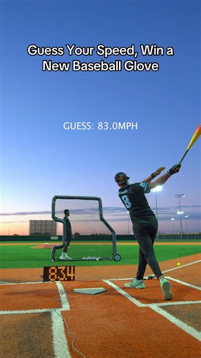 Guess Your EXACT Exit Velo, Win a $350 BASEBALL GLOVE! #shorts