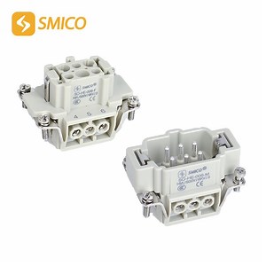 [Hot Item] He-006-M/F 6pins Industrial Plug Socket Smico Heavy-Duty Connector