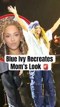 Blue Ivy Recreates Mom's Look #shorts #BlueIvy #beyonce