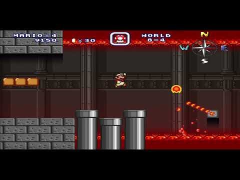 GLITCH in Mario Forever Compass Rose World 8-4 | INTENTIONALLY TOOK MY LIFE