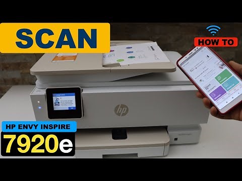 HP Envy Inspire 7920e Scanning Multiple Pages, ADF Scanning Video.