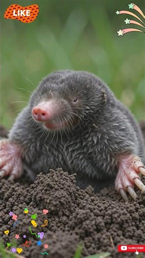 Mole Animal Facts | Amazing Facts About Moles That Live Underground | Amazing Mole Facts#Fyp