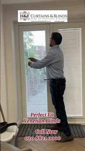 Perfect fit Aluminium Venetian Blinds with 50-100 colours/ Patterns in 25mm size #venetianblind
