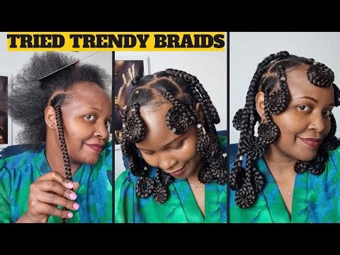 KOROBA BRAIDS💥💥.FIRST TIME MAKING THIS TRENDING HAIRSTYLE CALLED KOROBA. #korobabraids #braids