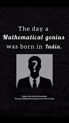 National Mathematics Day #ramanujan #mathematics #ytshorts