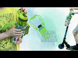 NEW PATTERN! Sew a Water Bottle Carrier that's too cool for school!
