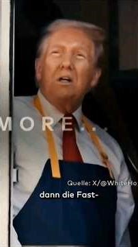TRUMP UND MCDONALD’S: Weißes Haus postet Fastfood-Logo – Kritik an Amtsmissbrauch #shorts