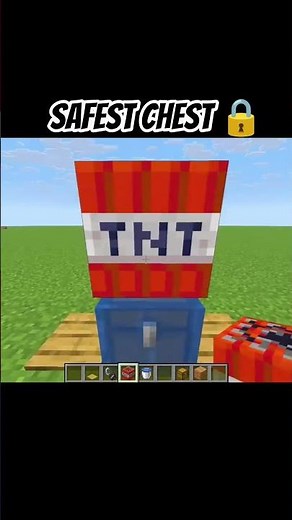 "World’s Hardest Chest 😳🔒 Unbreakable Minecraft Chest!" #minecraft