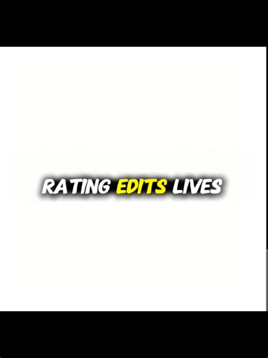 High Quality Rating Edits for Beginners