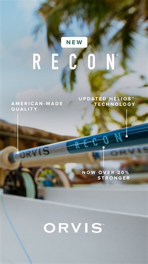 The new @orvis Recon is here💥 20% stronger, built with Helios technology, and available in-store & online at Angler’s Covey — premium performance at a fraction of the cost! #anglerscovey #coveyguides #orvisendorsed #orvisendorsedguides #flyrod #2026orvisrecon | Angler's Covey