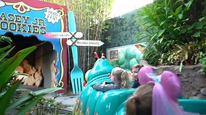 Rest in Peace ...Heimlich's Chew Chew Train - California Adventure 2018 Closed the end of June 2018 Being replaced by Marvel Land Ride atop the Bavarian caterpillar from Disney•Pixar’s A Bug’s Life on a fragrant journey through his favorite food. | DisneyFamilyMadness