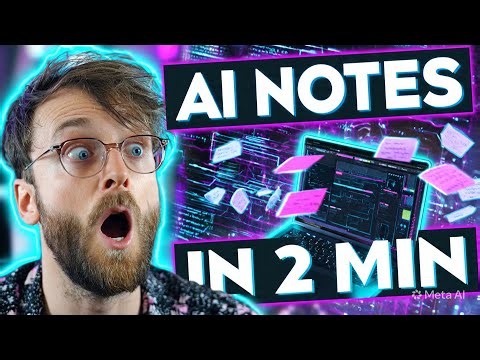 I create a AI notes taker in 2 minutes in python Python project number 2