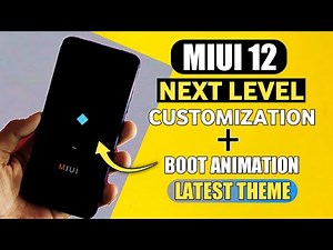 MIUI 12 Latest Customization+Boot Animation Change Theme | MIUI 12 Theme