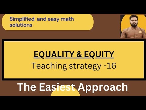 Equality and Equity in the classroom- Teaching strategy-16