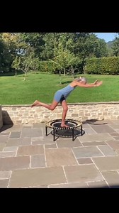 26K views · 831 reactions | "I love mixing yoga with rebounding...