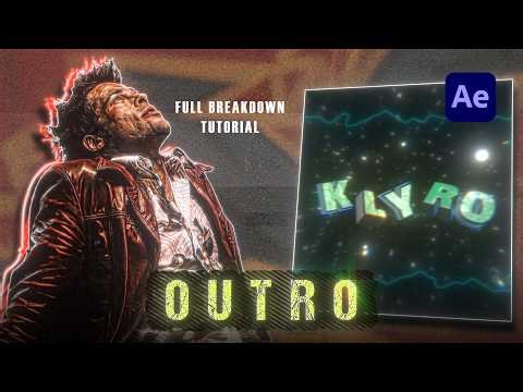 How to make 3D Outro in Aftereffects 🤯 (+preset)