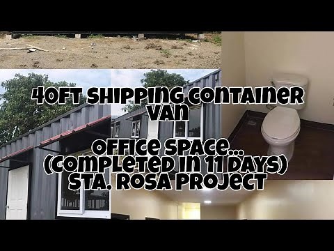 40 ft. Shipping Container Van (Modified into an office)