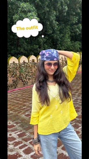 When sunshine meets style✨||Holi outfit 🌈||OOTD||#holioutfit #fashion#ytshorts #viralvideo#fyp