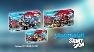 The Stunt Show Monster Trucks are pure adrenalin for action fans! Yeah!! Let's go, go, go! With the Playmobil Monster Trucks that can handle the most difficult stunts and obstacles. The daredevil stuntman spares no risks and drives with speed over a scrap car. This heavyweight is unstoppable! Available in stores and online! https://www.playmobil.co.uk/onlineshop/products/stuntshow | Playmobil