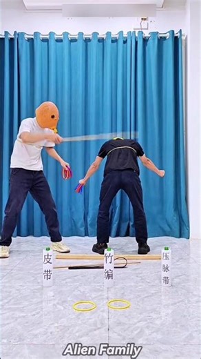 Hilarious Alien Family Game Night Ring on Bottle Punishment Madness 😂 #shortsfeed #alienfamily