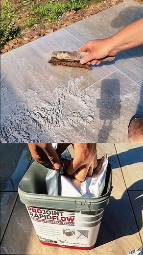ProJoint Rapidflow 🙌 #landscaping #patio #work #pointing #paving #howto #diy #tips #resin #fypシ