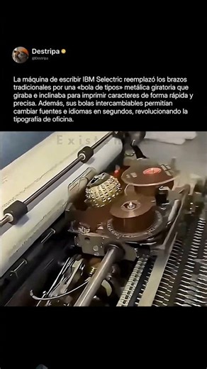 La IBM Selectric revolucionó la escritura con su icónica bola de tipos giratoria