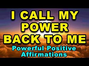 Say This To Feel Powerful Right Now | Powerful Positive Affirmations | Positive Morning Affirmations