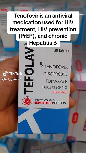 Tenofovir is an antiviral medicine that works by blocking the virus from multiplying in the body. It is widely used in three main ways: ✅ HIV treatment - always combined with other medicines as part of antiretroviral therapy (ART). ✅ HIV prevention (PrEP) - taken by HIV-negative people at high risk to reduce their chances of getting HIV. ✅ Chronic Hepatitis B - helps lower the amount of virus in the body, protecting the liver from long-term damage. Tenofovir is available in different forms, incl