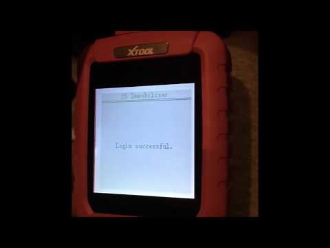 How to use Xtool X100 Pro X100+ Key Programmer to read pin code and program keys for vw Caddy 2007?