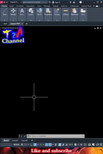 Cách Import PDF vào Autocad #autocad #autocad2d #autocadtutorial #autocaddesigning #autocadtip