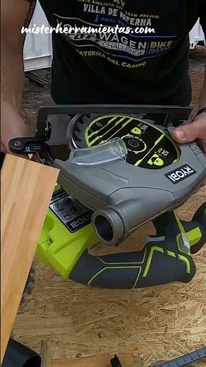 Not all cordless saws are a substitute for a corded one ⚠️ #misterherramientas #circularsaw #diy