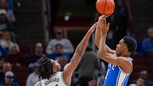 Duke basketball mascot wears apt headband in Blue Devils’ win vs. Michigan State