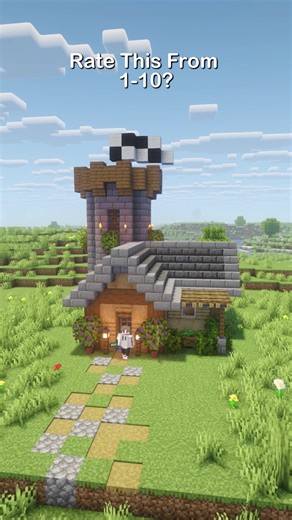 Blockblitz | Minecraft: Starter Castle🏰 #minecraft #minecrafttutorial #minecraftbuilds #minecraftdesign #minecraftcastle | Instagram