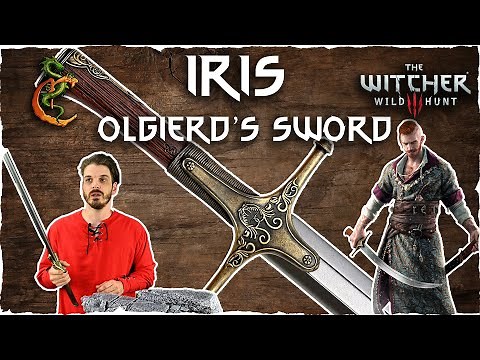 Calimacil Presents Iris: Olgierd's Sword, Official Foam Replica from The Witcher 3 Hearts of Stone