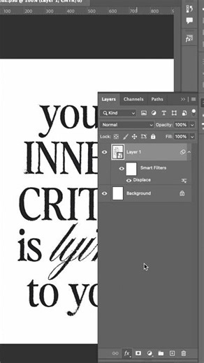 How to Create Gritty Type in Photoshop