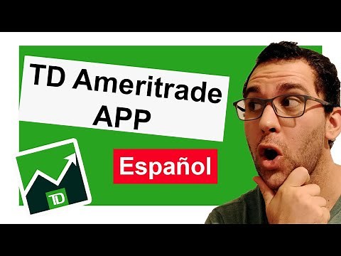 🔥Cómo usar TD AMERITRADE APP ESPAÑOL ✅ - [TD AMERITRADE]