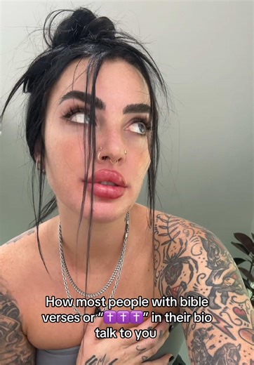 Some of the most rude, vile, nasty comments I get on all my social come from people who claim to be so religious. You’re going against everything you say you are. If you’re one of the good ones, this isn’t about you.. and if this triggers you, you’re prob one of bad ones 💌 #posers #bully #fyp #foryou #tattoos