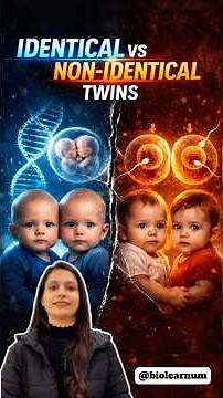 |👉The Biology of Twins Explained💯| Identical and Fraternal Twins| Human Reproduction|