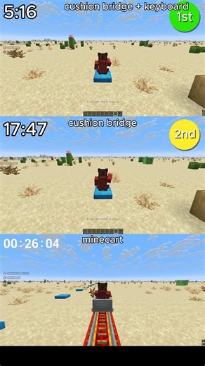 Minecraft Cushion Speed is Insane