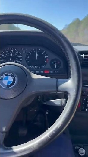 1987 BMW 325i convertible hwy drive