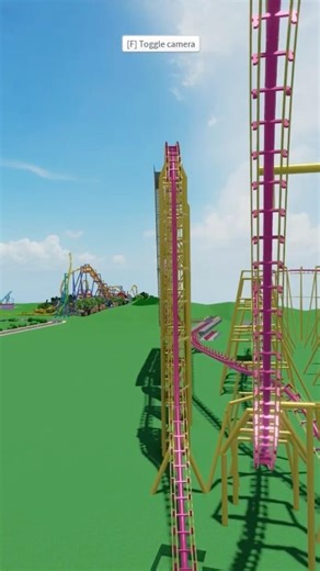 X POV TPT2 #rollercoaster #sixflags #themeparktycoon2 #tpt2 #roblox #shorts