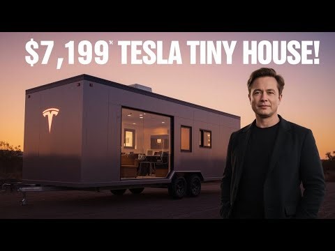 What It’s Really Like Living in Elon Musk’s $7,179 Tesla Tiny House!