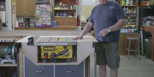 How to Build a Table for Your Jobsite Table Saw