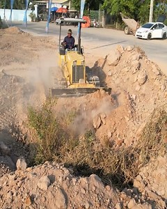 11K views · 246 reactions | Starting New Project!! Land Filling In Village Using Bulldozer Push Soil With 5Ton Trucks Unloading | Bulldozer City | Facebook