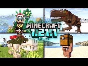 10 Amazing Minecraft Mods For 1.21.1 l Strong Dinosaurs!